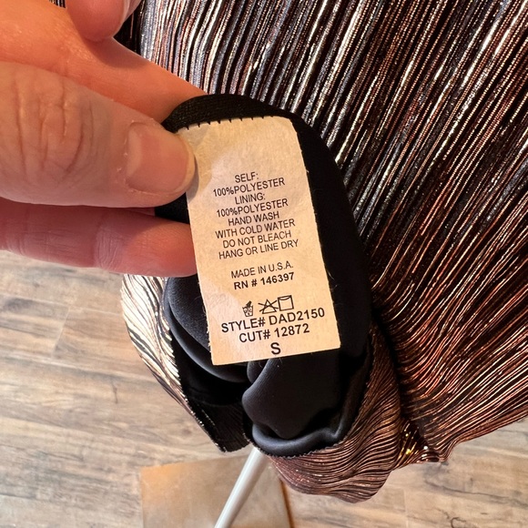 Bronze Midi Dress Cut Out - Picture 3 of 7